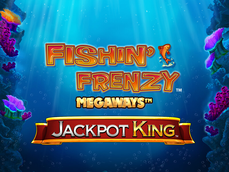 Capa do jogo Fishin' Frenzy Megaways Jackpot King disponível no Betão Bet BR. Betão bet paga mesmo.
